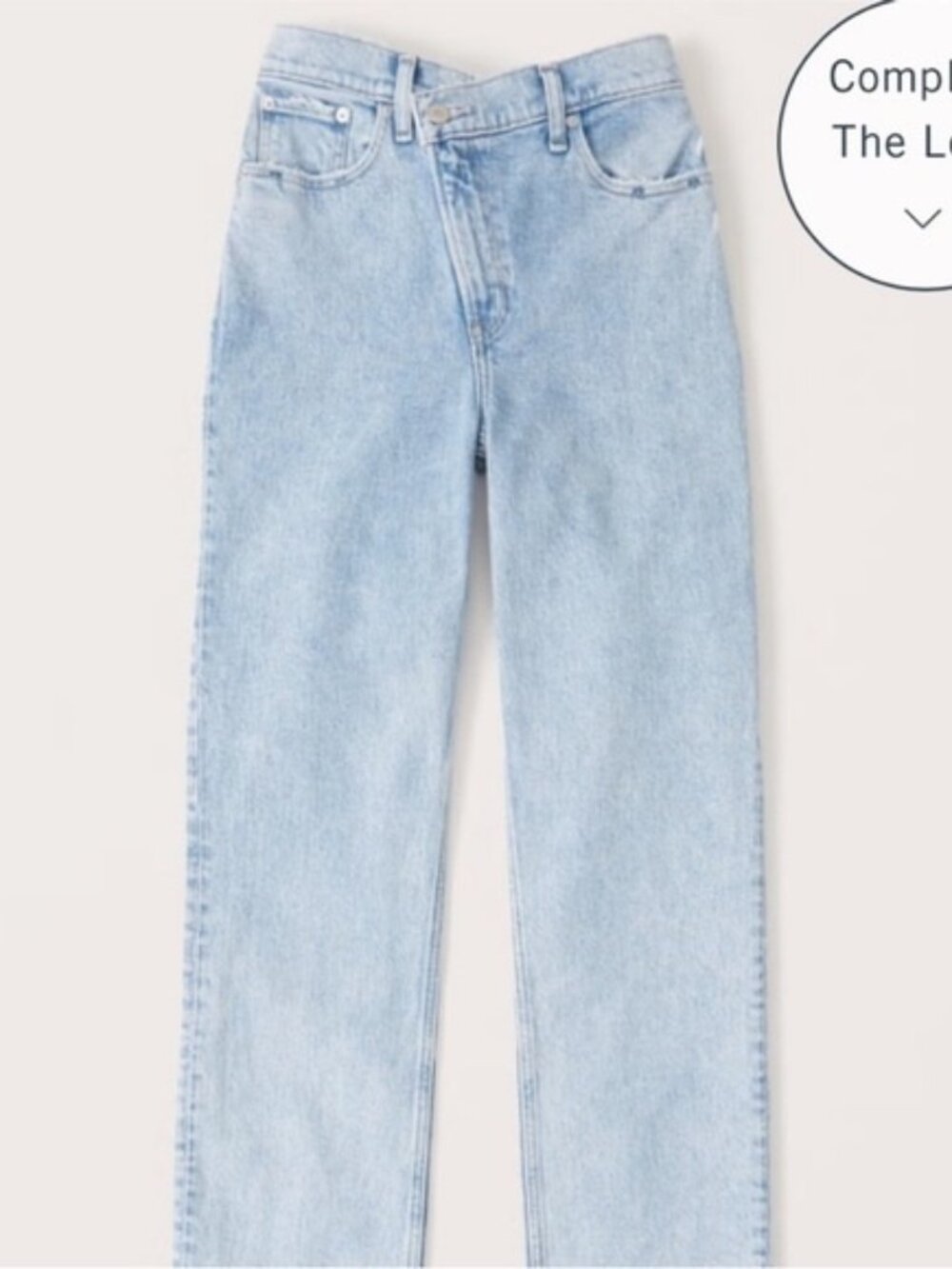 A&F Curve Love High Rise 90s Relaxed Jean Size 29L